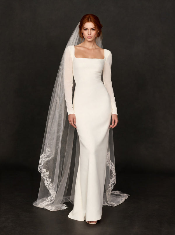 Off white veil